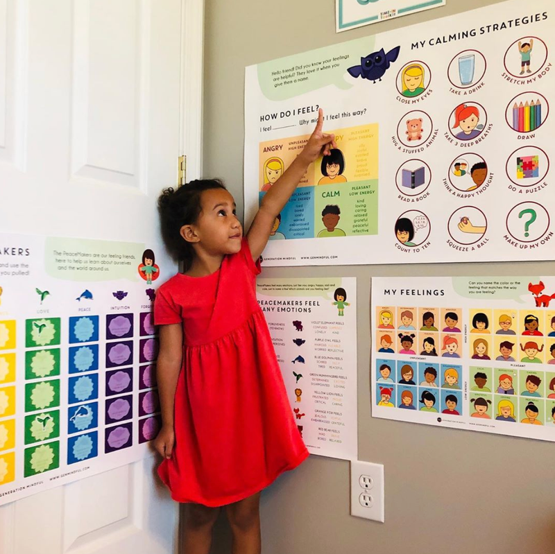 Calming Strategies Poster for Kids – Generation Mindful