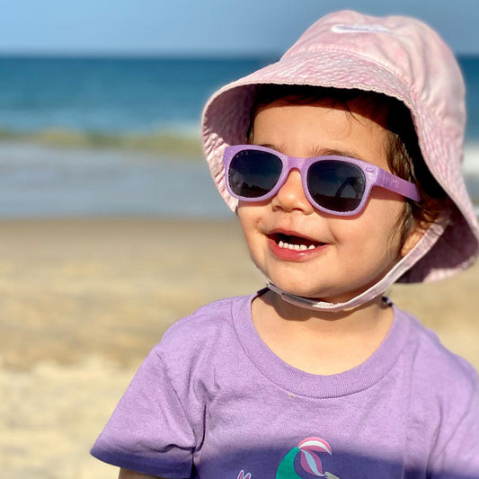 Punky Brewster Baby Sunglasses – Purple Glitter by ro•sham•bo eyewear