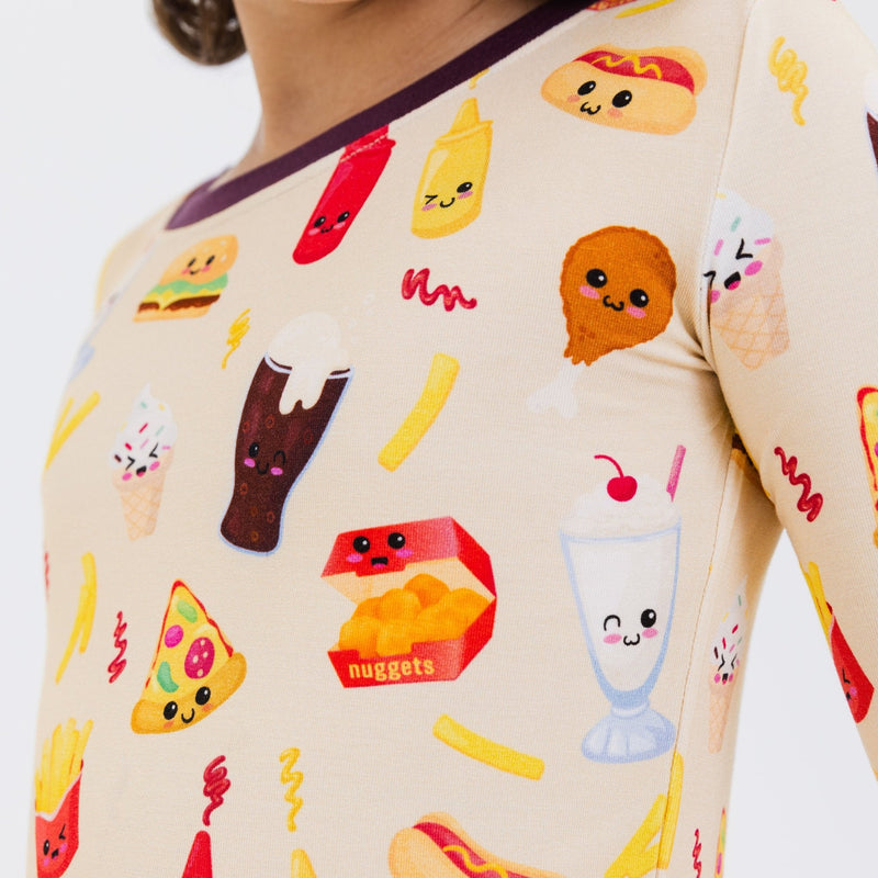 Blissful Bites Long Sleeve Pajamas - Bam & Stitch