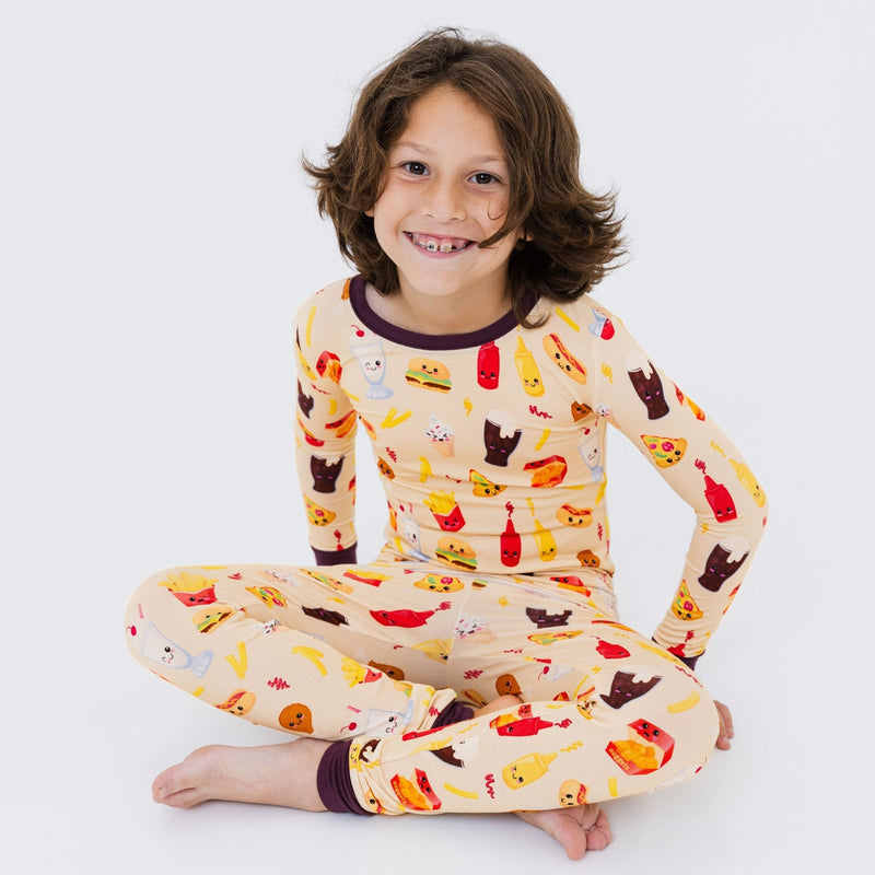 Blissful Bites Long Sleeve Pajamas - Bam & Stitch