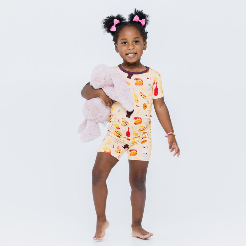 Blissful Bites Short Sleeve Pajamas - Bam & Stitch