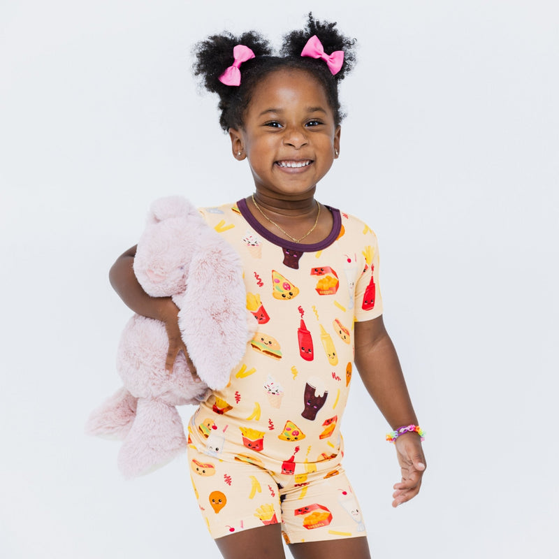 Blissful Bites Short Sleeve Pajamas - Bam & Stitch