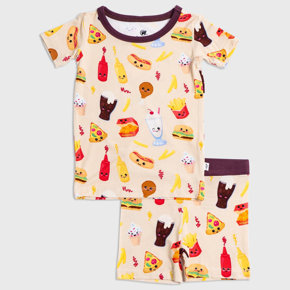 Blissful Bites Short Sleeve Pajamas - Bam & Stitch