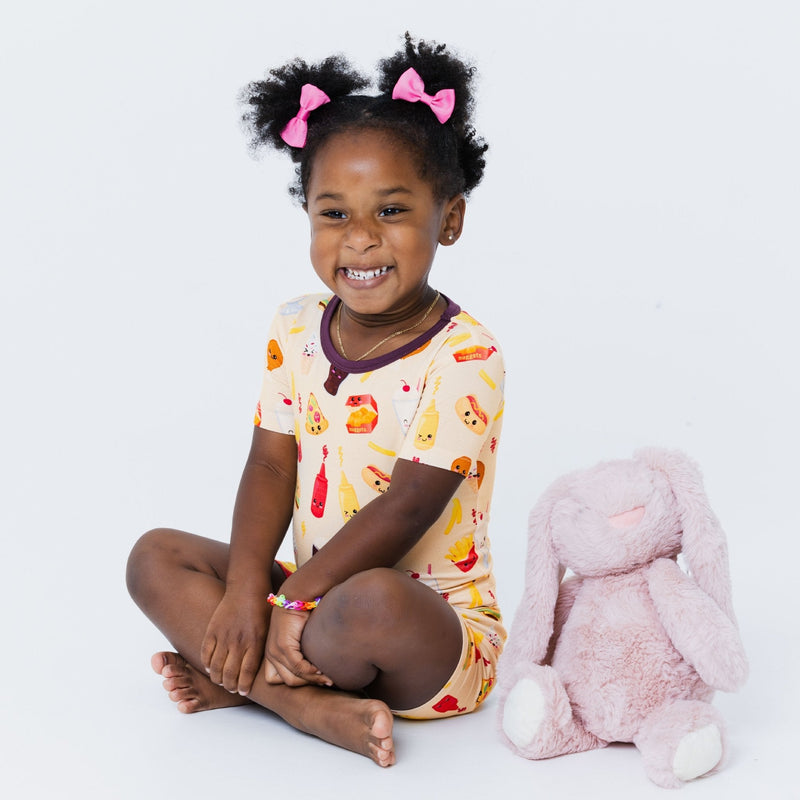 Blissful Bites Short Sleeve Pajamas - Bam & Stitch