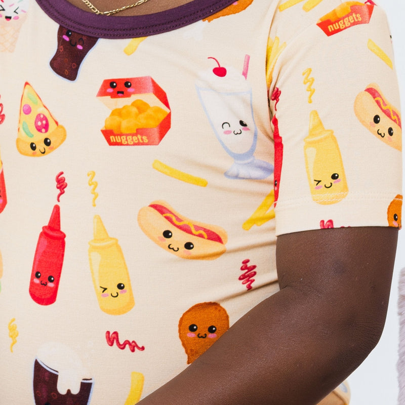 Blissful Bites Short Sleeve Pajamas - Bam & Stitch