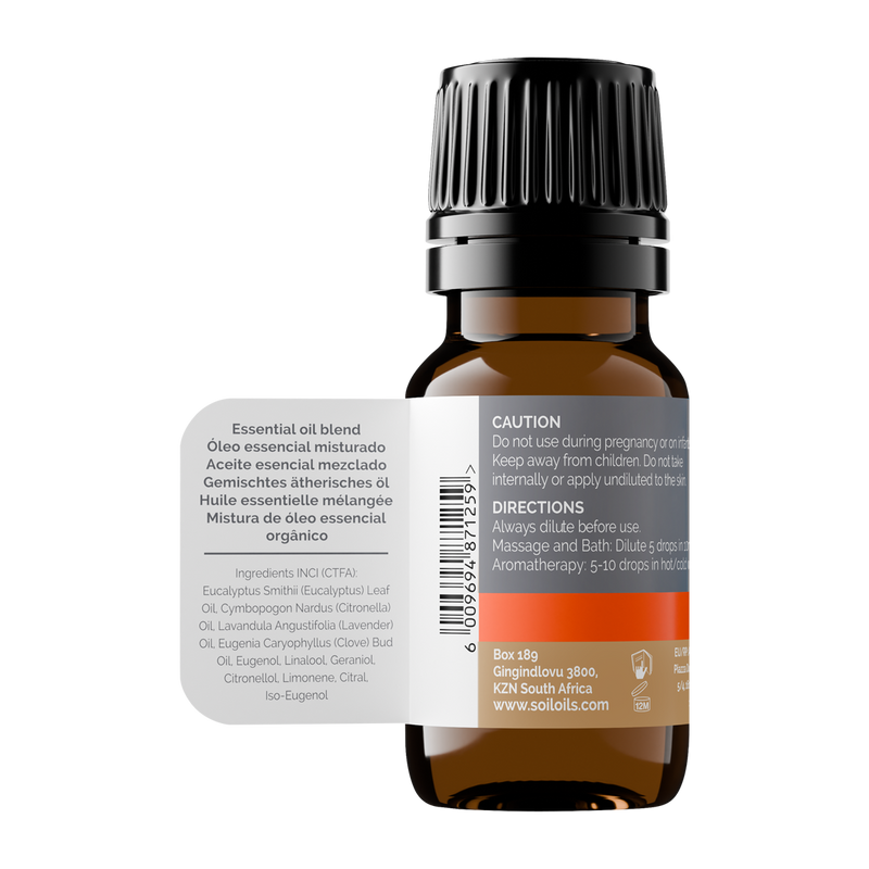 Bug Away – Organic Essential Oil Blend – 20ml