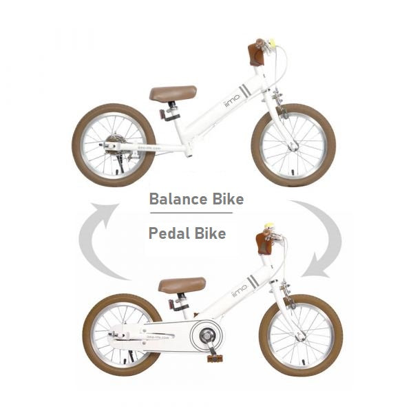2-in-1 Balance to Pedal Bike 14” – Grows With Your Child | by iimo USA store