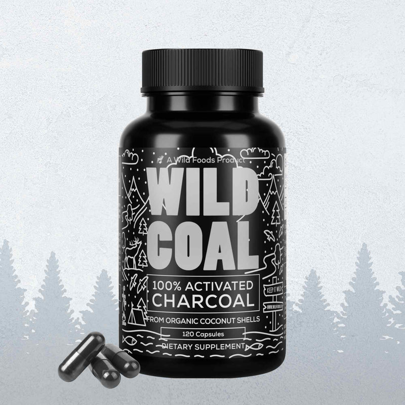 Wild Coal Activated Charcoal – Gentle Gut Detox & Immune Support by Wild Foods