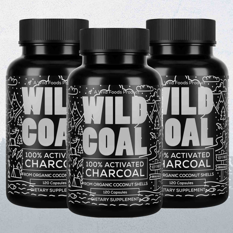 Wild Coal Activated Charcoal – Gentle Gut Detox & Immune Support by Wild Foods