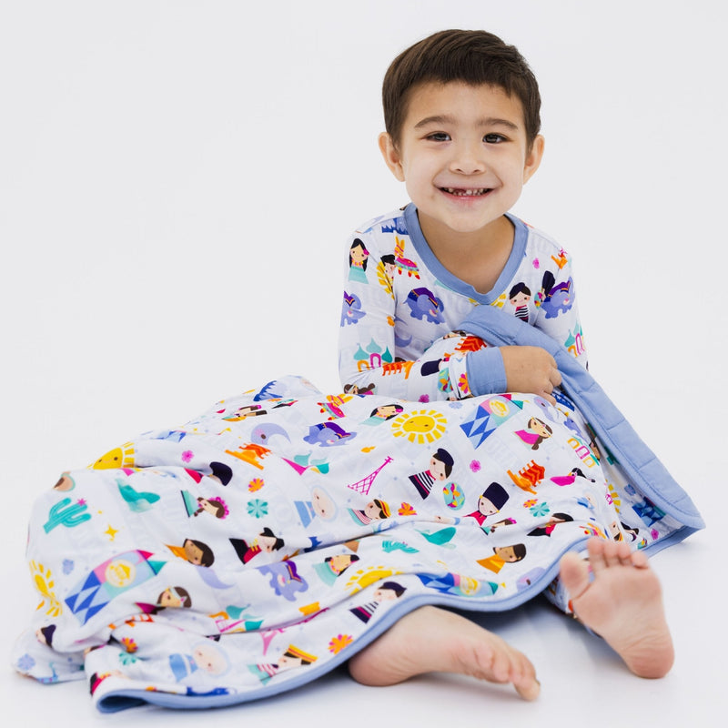 Children of the World Blanket - Bam & Stitch