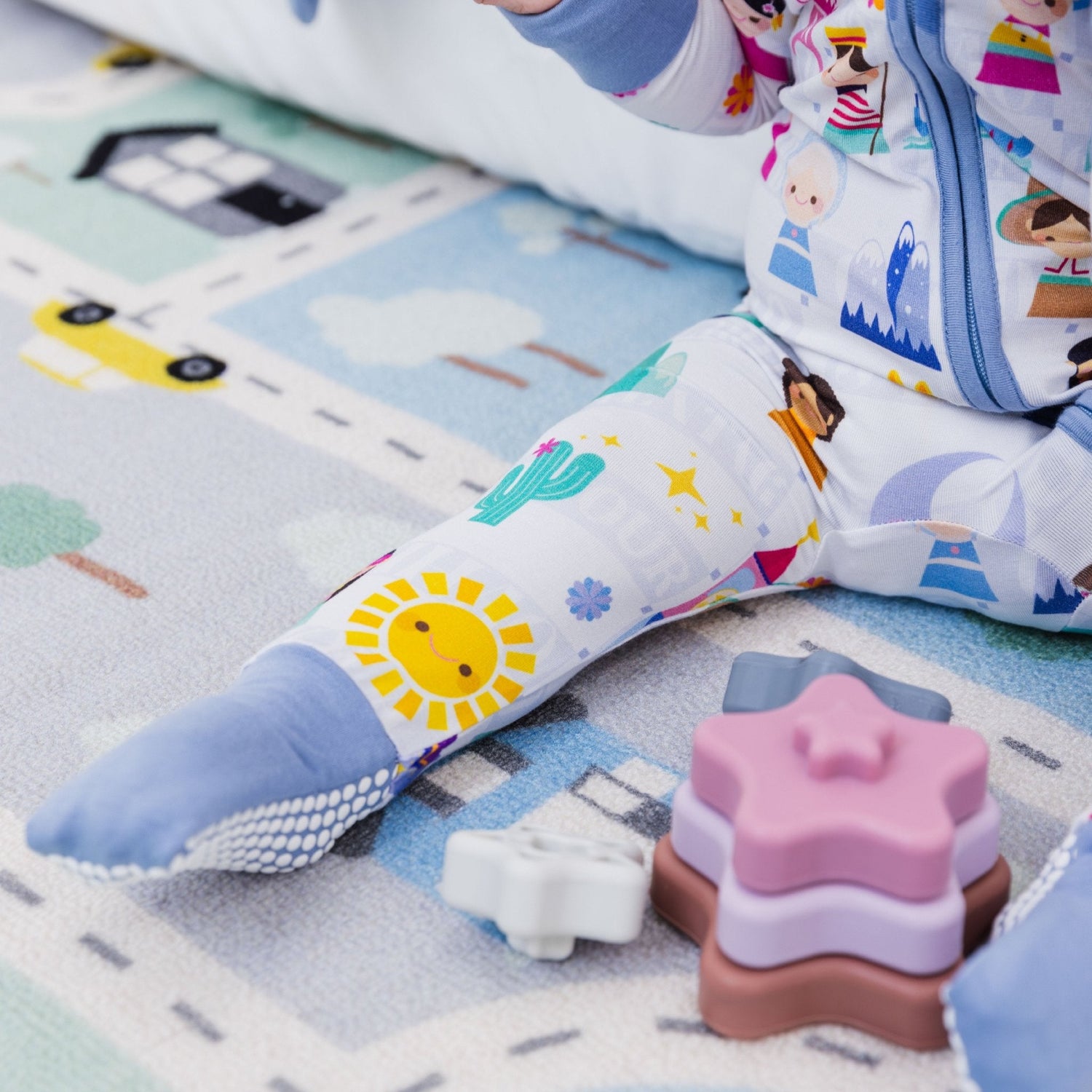 Children of the World Convertible Romper - Bam & Stitch