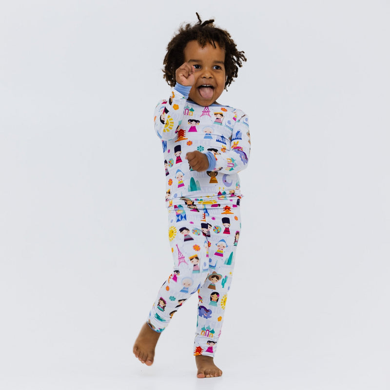 Children of the World Long Sleeve Pajamas - Bam & Stitch