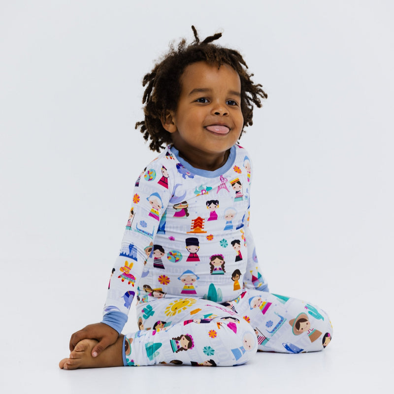 Children of the World Long Sleeve Pajamas - Bam & Stitch