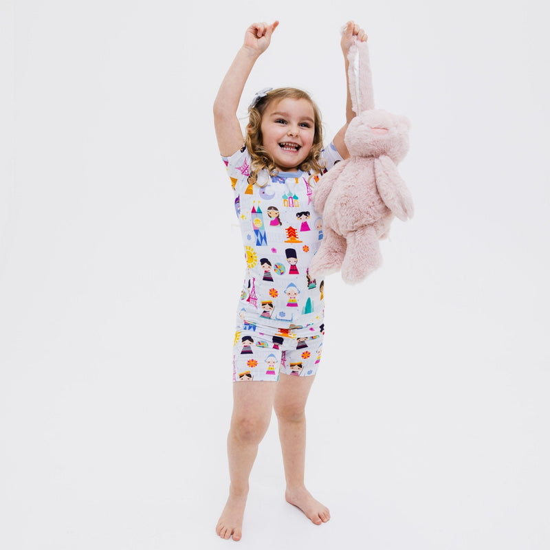 Children of the World Short Sleeve Pajamas - Bam & Stitch