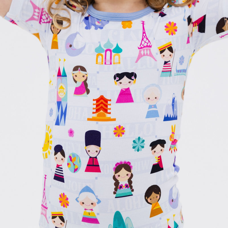 Children of the World Short Sleeve Pajamas - Bam & Stitch
