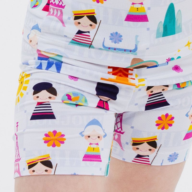 Children of the World Short Sleeve Pajamas - Bam & Stitch