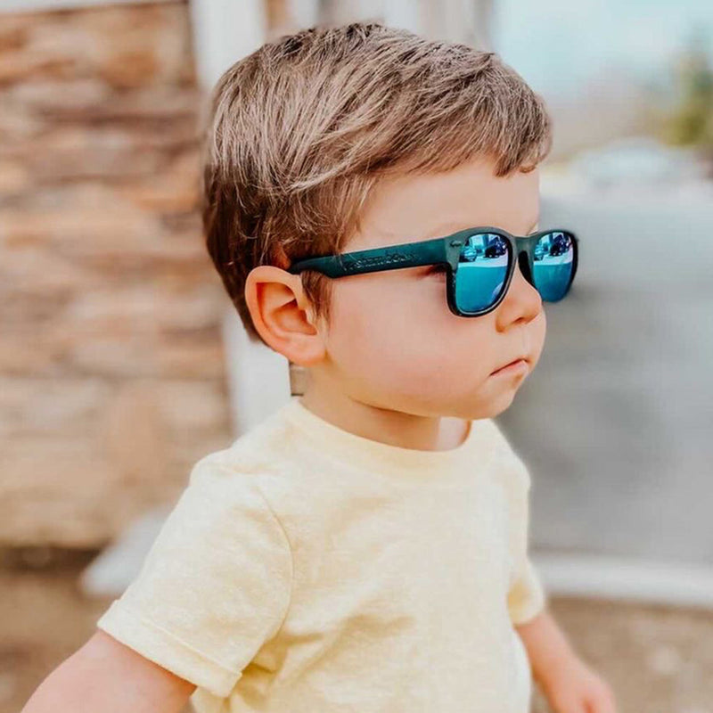 Bueller Toddler Sunglasses – Matte Black by ro•sham•bo eyewear