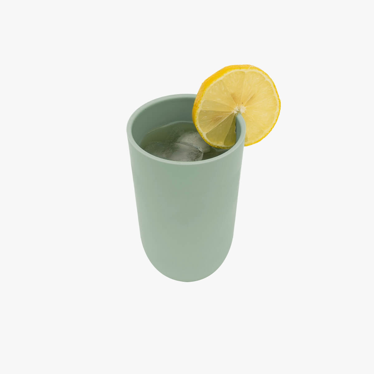 ezpz Cup and Silicone Lid in Sage / Basics Line for Big Kids #color_sage / 14oz Cup + Soft Lid Silicone – Grown-Up Style, Kid-Approved by ezpz