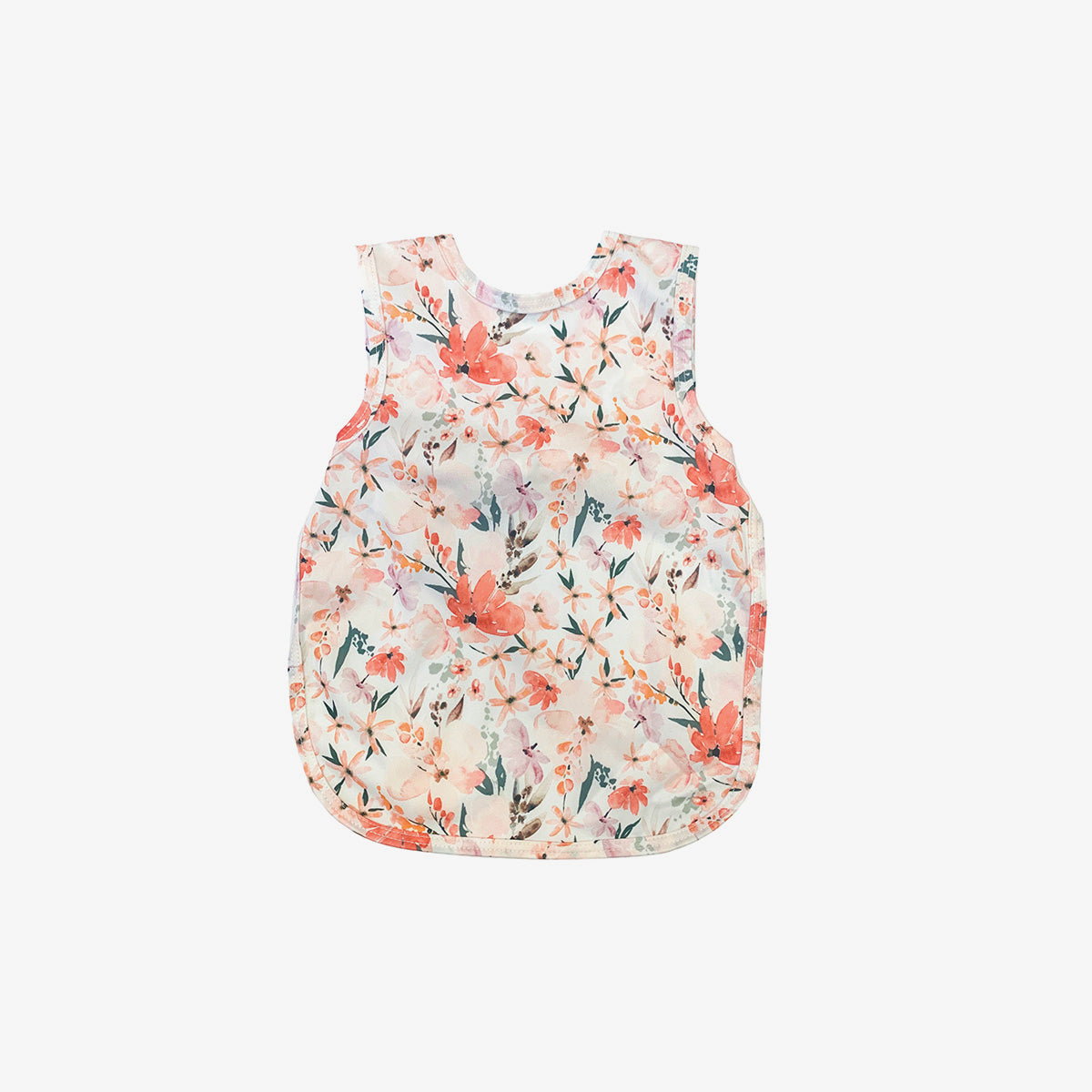 The Mini Mat + Bapron Bundle by ezpz / Sage + Peachy Dreams / Unique Baby Shower Gift Idea #color_Sage+PeachyDreams