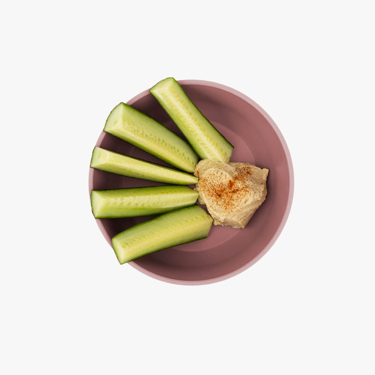Mealtime Bowl in Blush / ezpz Basics Line / Stylish Bowls for Big Kids #color_blush