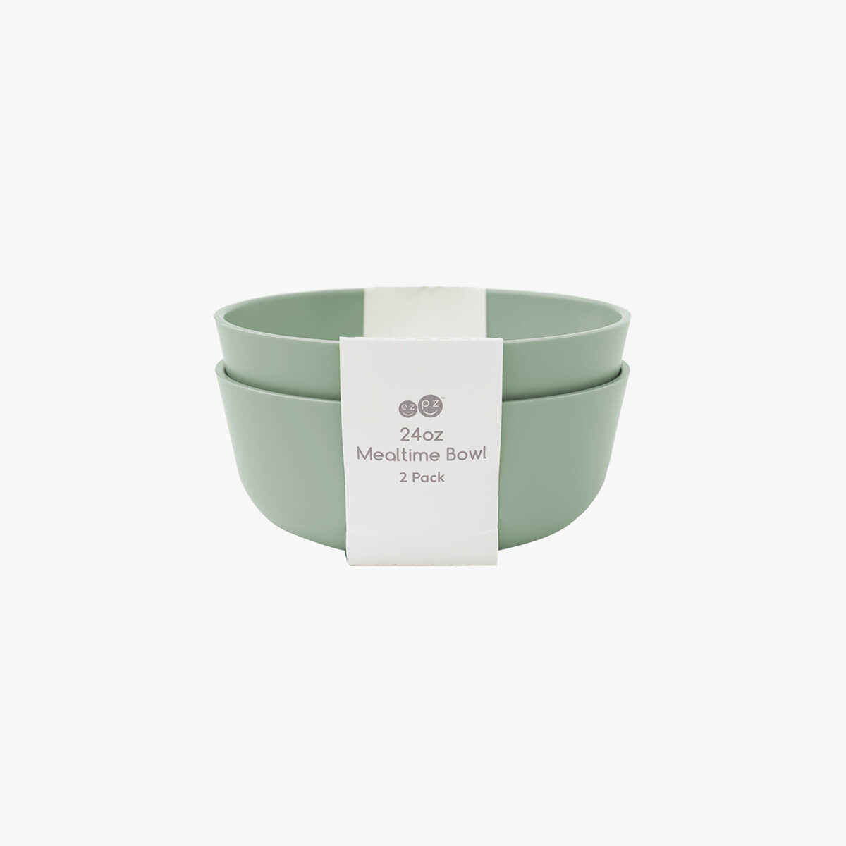 Mealtime Bowl in Sage / ezpz Basics Line / Stylish Bowls for Big Kids #color_sage