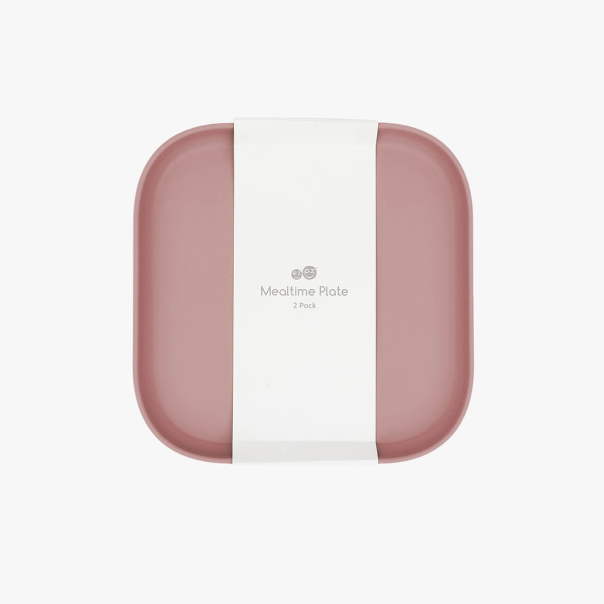 Mealtime Plate in Blush / ezpz Basics Line / Stylish, Durable Plates for Big Kids #color_blush