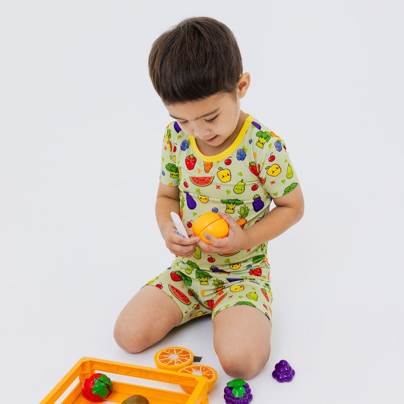 Farm Fresh Short Sleeve Pajamas - Bam & Stitch