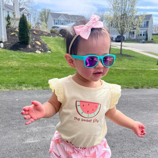 Goonies Toddler Sunglasses – Teal Polarized by ro•sham•bo eyewear