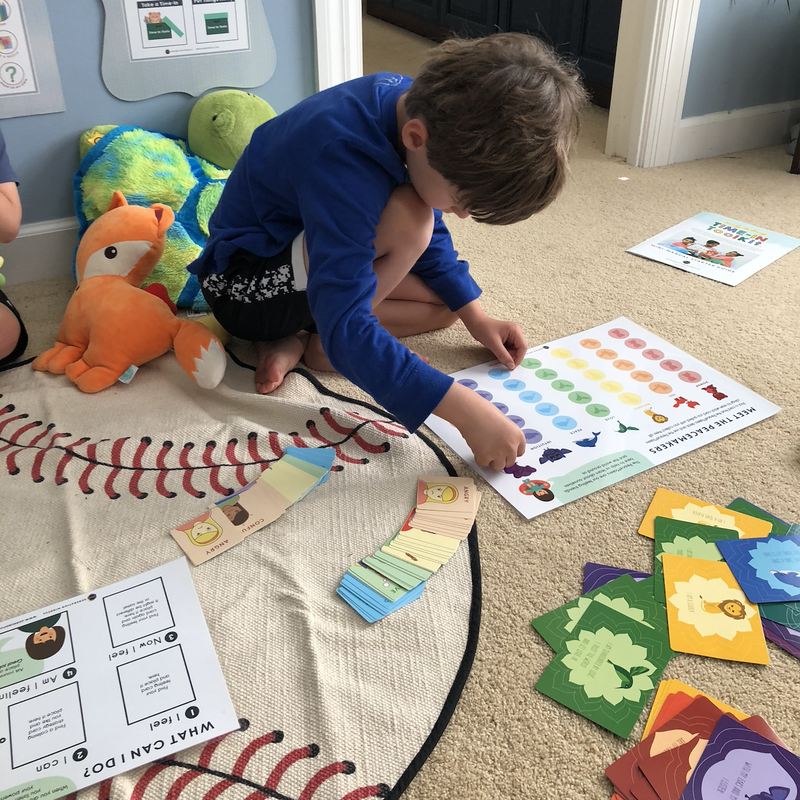 Time-In Activity Mat & Feelings Card Game – Generation Mindful