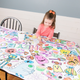 spooky season kids halloween party coloring tablecloth activity let's go ghouls