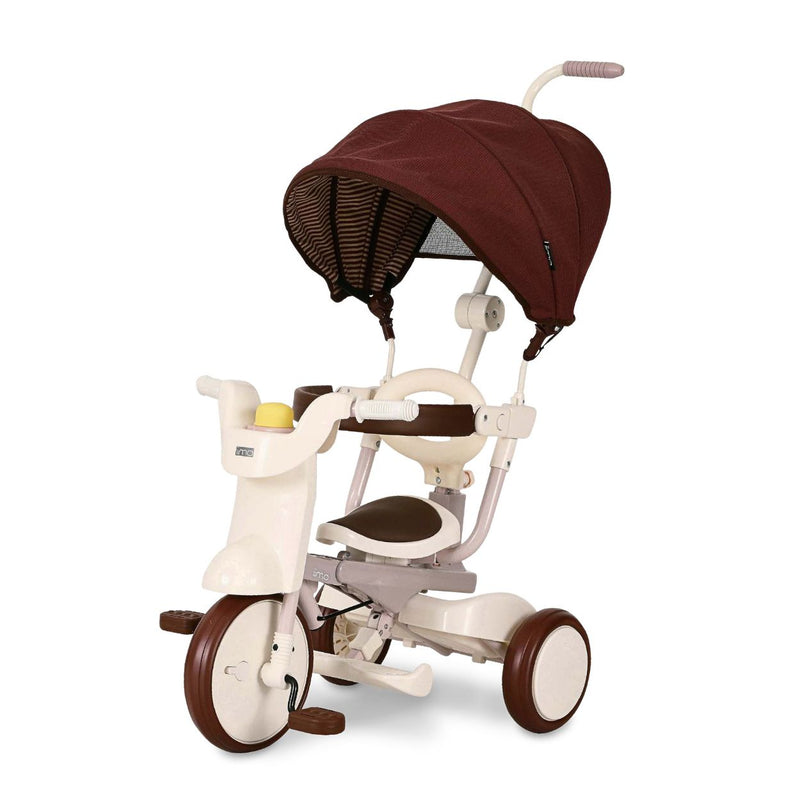 3-in-1 Foldable Tricycle with Canopy – Toddler Ride-On by iimo USA