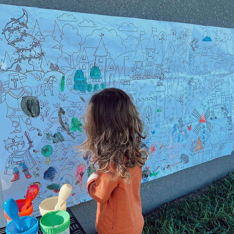 Fairy Tale Coloring Tablecloth