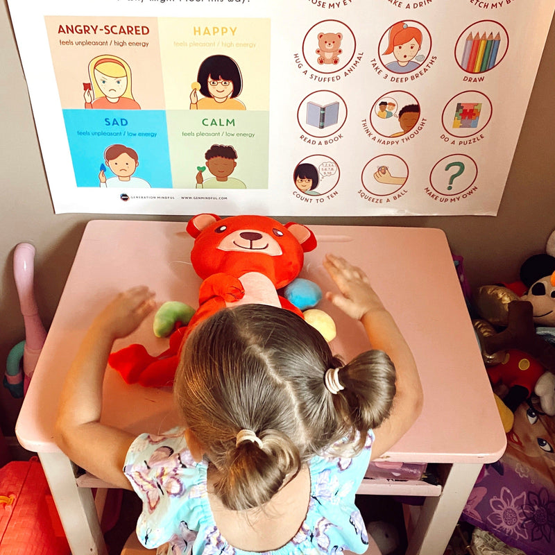 Calming Strategies Poster for Kids – Generation Mindful