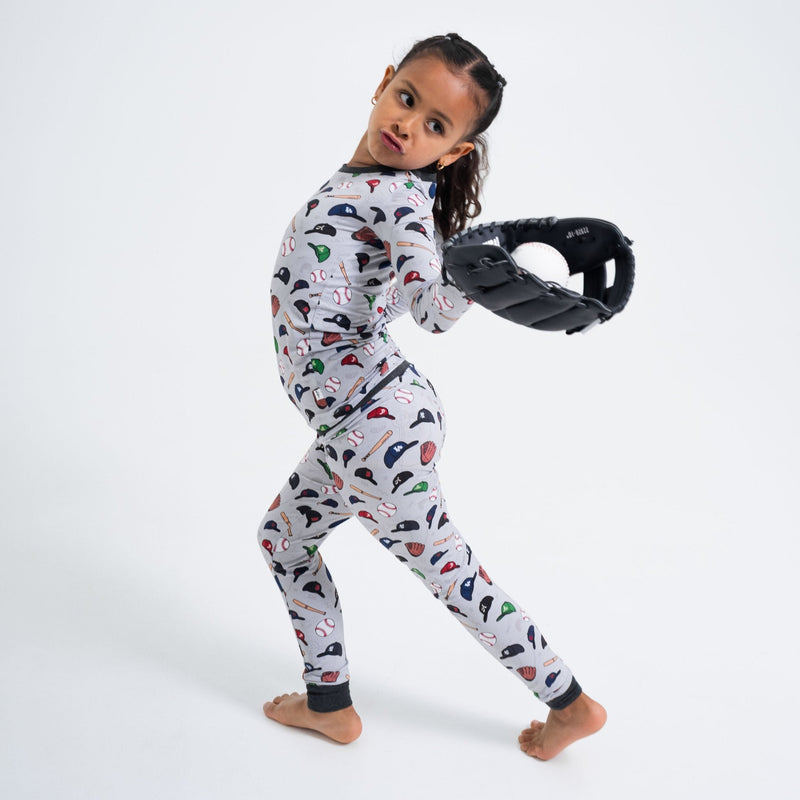 Major League Buddies Long Sleeve Pajamas - Bam & Stitch