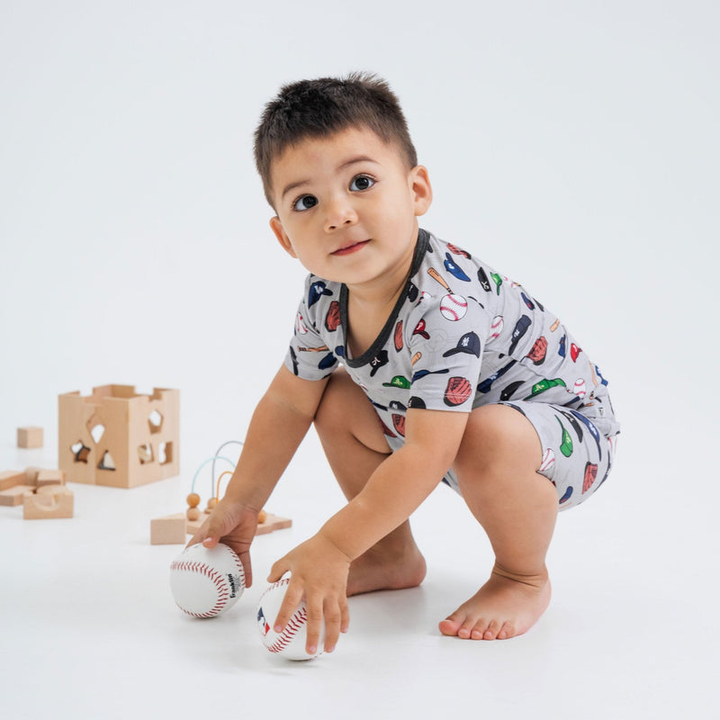 Major League Buddies Short Sleeve Pajamas - Bam & Stitch