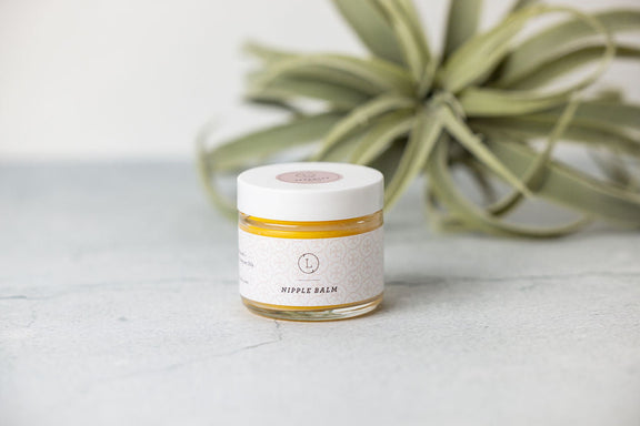 Natural organic nipple balm in a smal jar - lizush