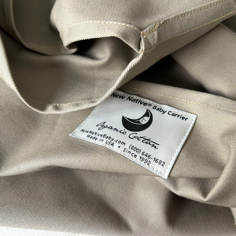 Organic Cotton Baby Carrier – Khaki Comfort by New Native®