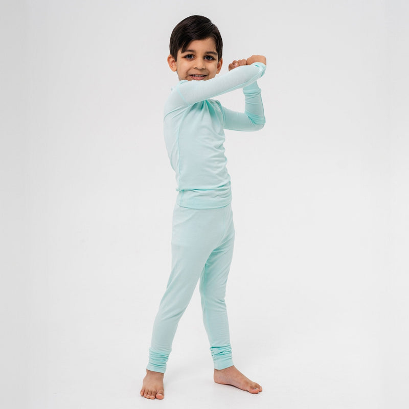 Ocean Breeze Long Sleeve Pajamas - Bam & Stitch