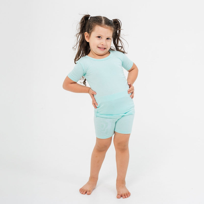Ocean Breeze Short Sleeve Pajamas - Bam & Stitch