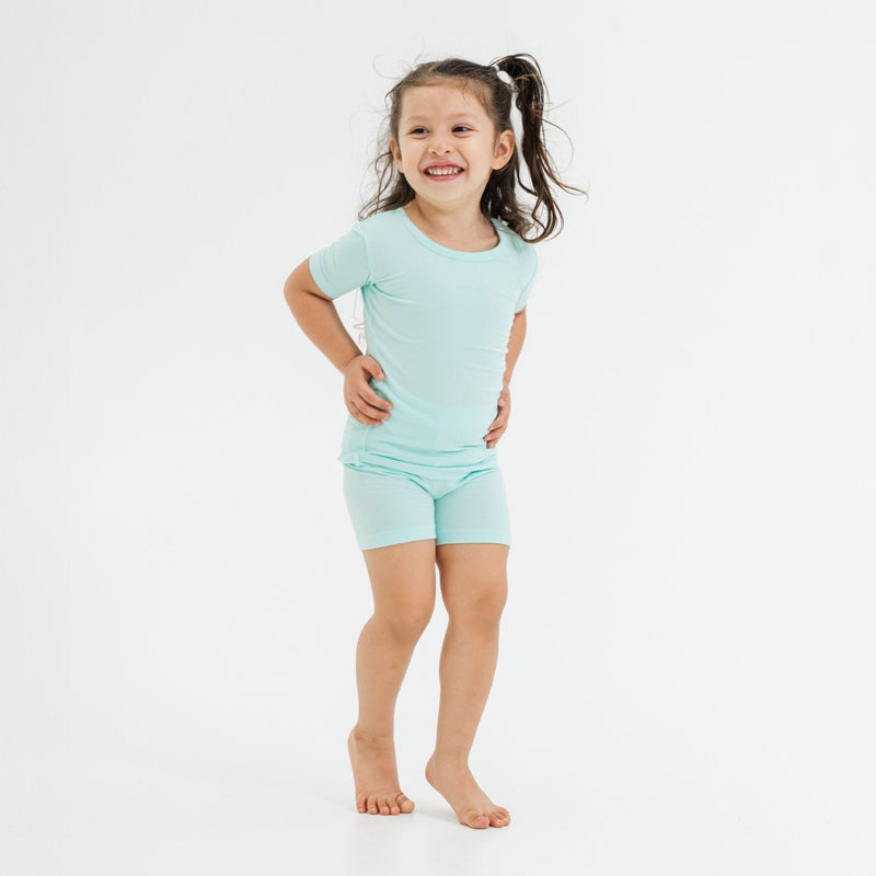 Ocean Breeze Short Sleeve Pajamas - Bam & Stitch