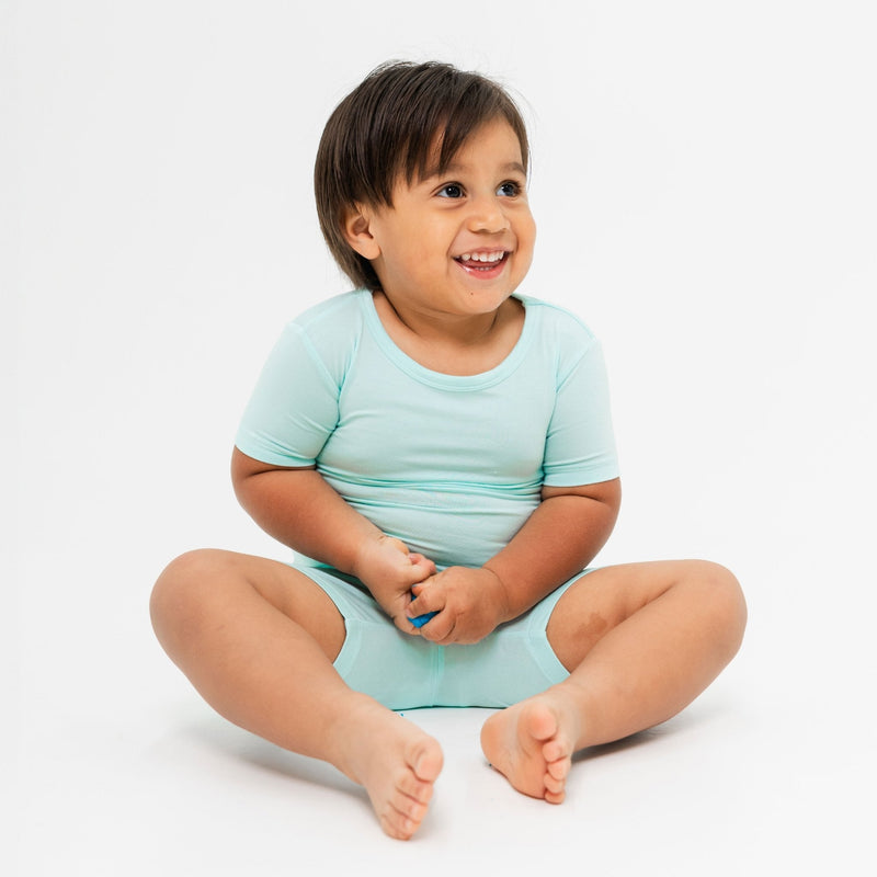 Ocean Breeze Short Sleeve Pajamas - Bam & Stitch