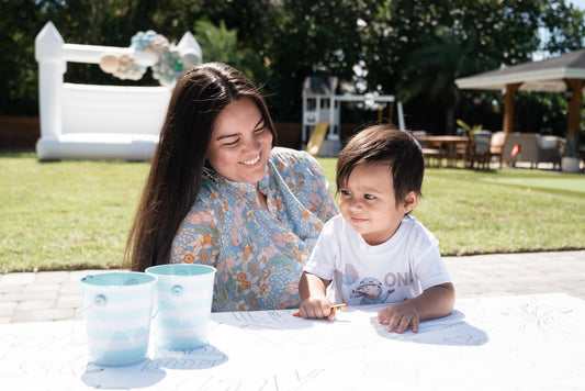 Baptism Coloring Tablecloth