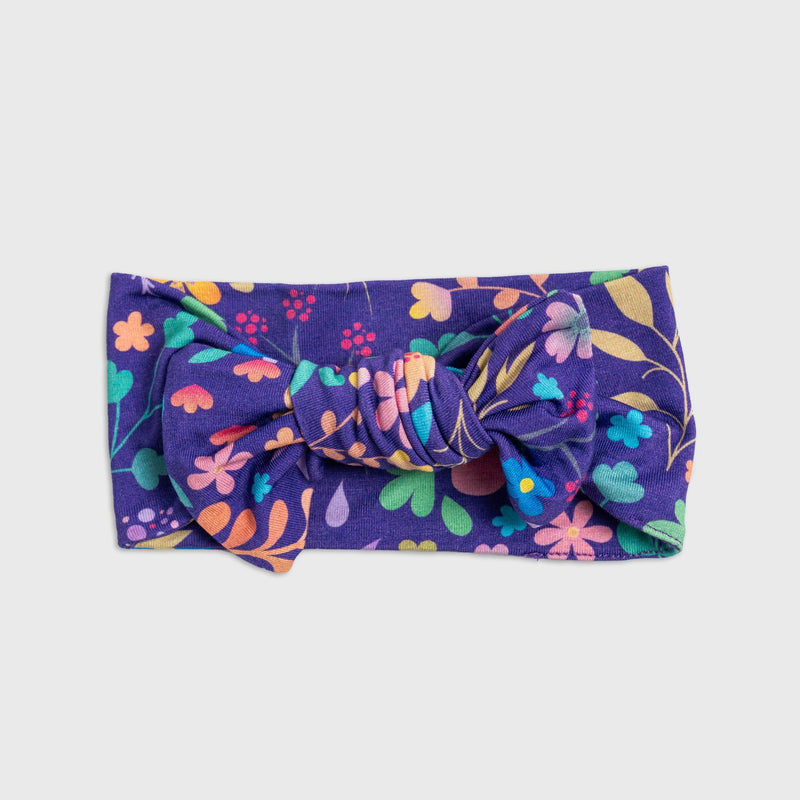 Orchid Gardens Bow Headband - Bam & Stitch