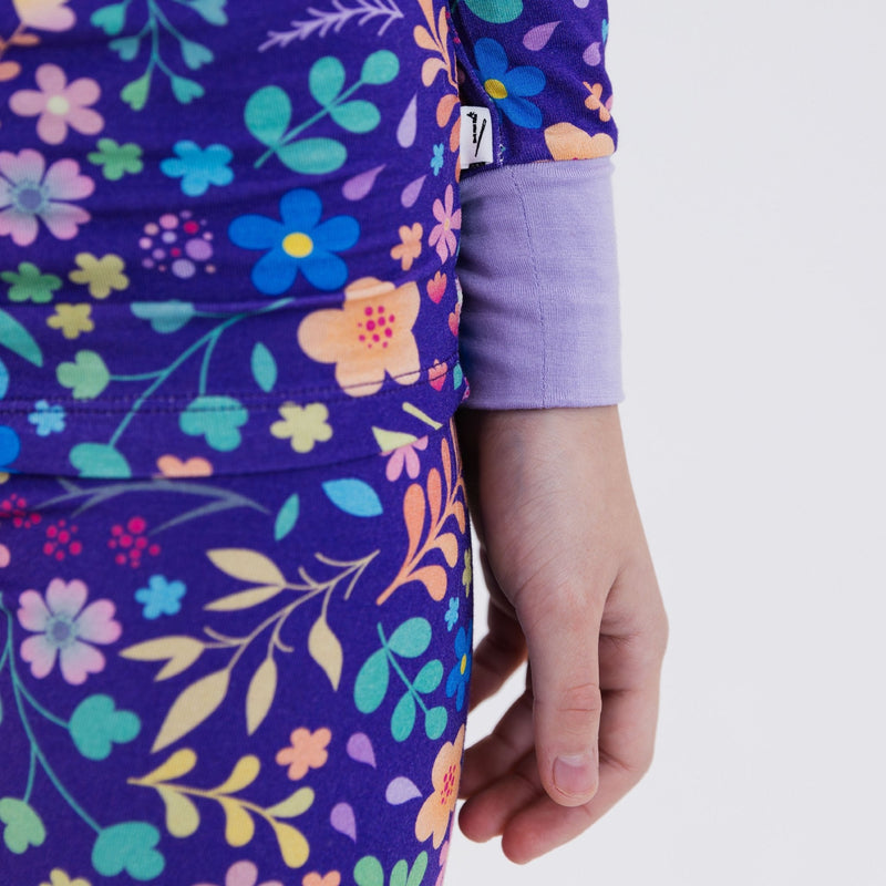 Orchid Gardens Long Sleeve Pajamas - Bam & Stitch
