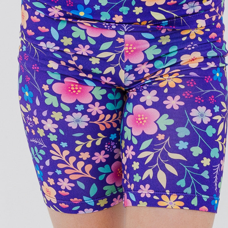 Orchid Gardens Short Sleeve Pajamas - Bam & Stitch