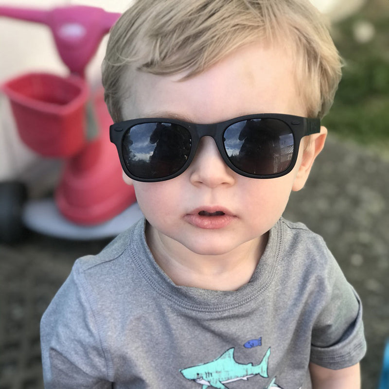 Bueller Toddler Sunglasses – Matte Black by ro•sham•bo eyewear