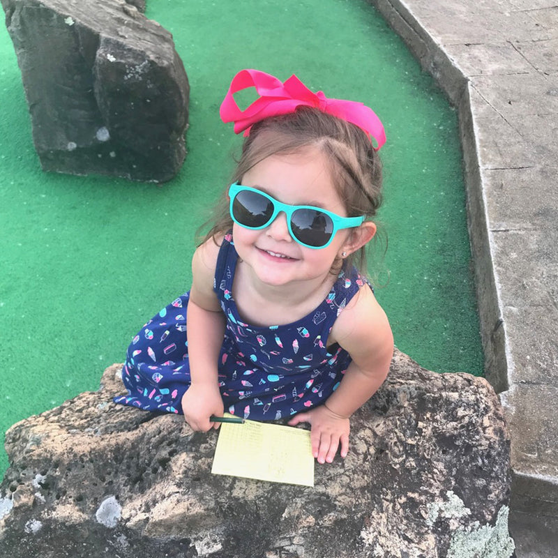 Goonies Toddler Sunglasses – Teal Polarized by ro•sham•bo eyewear