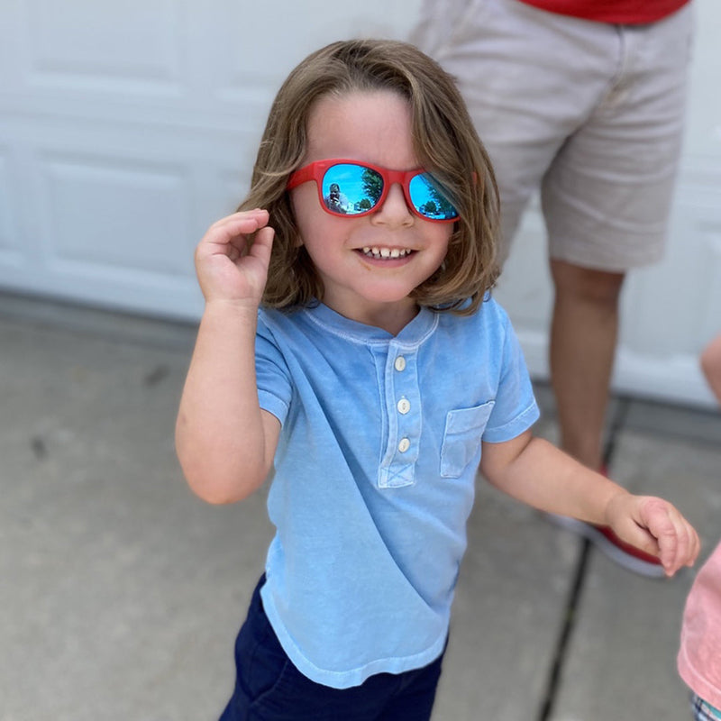 McFly Toddler Sunglasses – Red Polarized by ro•sham•bo eyewear