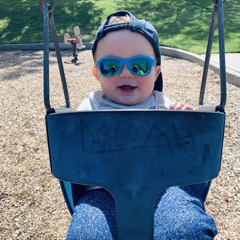 Zack Baby Sunglasses – Sky Blue by ro•sham•bo eyewear