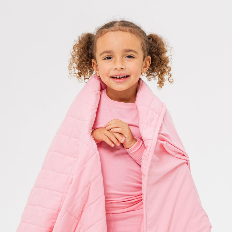 Pink Blossom Blanket - Bam & Stitch